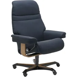 Stressless Sunrise | Home Office Paloma Oxford Blue Eichefarben