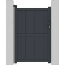 Habitat et Jardin Gartentor 101,2 x 155,9 cm Grau/Aluminium