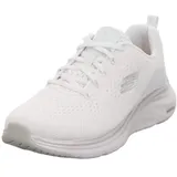 SKECHERS Vapor Foam Midnight Glimmer White Mesh / Silver Trim 38