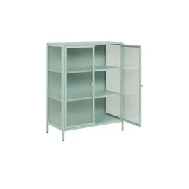 CaliCosy Vitrine Milton 80 x 40 x 101,5 cm Grün/Mint