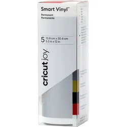 Cricut Smart Vinyl, Hitzebeständige Vinylrolle, Silber, Monochromatisch, Matte,