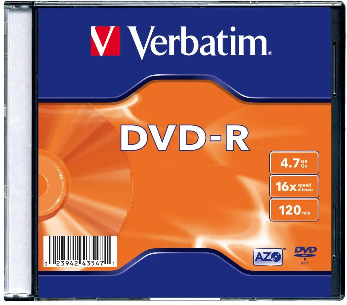 dvd rohlinge verbatim