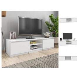 vidaXL TV-Schrank Weiß 140×40×35,5 cm Holzwerkstoff