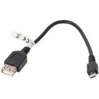 AccuCell USB 2.0 Hi-Speed Adapterkabel A Buchse auf Micro B-Stecker, On the Go