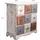 Mobili Rebecca Rebecca 63 x 60 x 23 cm Weiß / Braun / Grau / Mehrfarbig