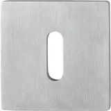 HOPPE Schlüsselrosetten-Paar E848NS VA F69 Schildst.2mm OB quad.HOPPE