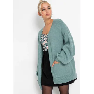 bonprix Strickjacke Oversize-Passform Grün S