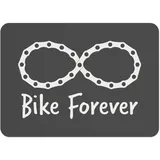 Tischset mit Unterseite aus Kork, schwarz, für Fahrrad, Fahrrad, Mountainbike, Straße, groß, 39,5 x 28,5 cm