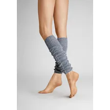 Hudson Beinstulpen Winter Spirit (1-St) Winterliche Strick-Stulpe grau Onesize