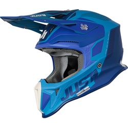 Just1 J18 Pulsar MIPS Motocross Helm, blau, Größe S für Männer