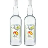 Alpenschnaps Steinbeisser Obstler (1l) – Milder, aromatischer Obstschnaps aus Äpfeln und Birnen – Schnaps mit Rezeptur aus dem Alpenland für den Genuss nach dem Essen – 38% Vol. (Packung mit 2)