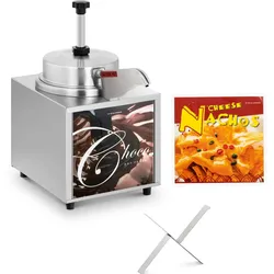 Royal Catering Saucenspender - mit Heizfunktion - Nacho-Käse - Schokolade - 3,3 l