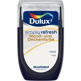 Dulux Simply Refresh Deckenfarbe Weiß matt 0,03 l