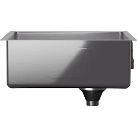 Klarstein Küchenspüle – Edelstahlspüle, Kratzfest & Hitzebeständig, Einfache Montage mit Einbausatz & Abflussrohr, Überlauf, Quadratische Fo...