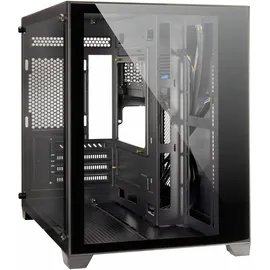 Inter-Tech C-501 Aspect Gaming Gehäuse, Tempered Glass, Schwarz