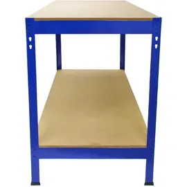 MONSTER SHOP Werkbank Metall 120x90x60 cm blau