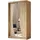 masseno Schwebetürenschrank VOCE 120 x 216 x 61 cm Braun