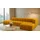 kaiser möbel Ecksofa mit Hocker GRAND L, stoff Salvador, Gelb, Rechts - Gelb