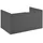 EMCO Waschtischunterschrank 1 Auszug 80,8 x 44 x 52,1 cm Schwarz