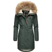 Ragwear Winterparka Tawny braun / dunkelgrün S