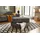 Home Affaire Polsterhocker Dalia Luxus-Microfaser 66 x 46 x 76 cm Grau