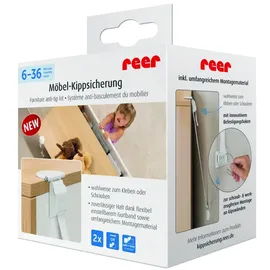 Reer Kippsicherung weiß, 2 Stück