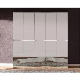 trendteam Garderoben-Set Mirror 10 Türen weiß