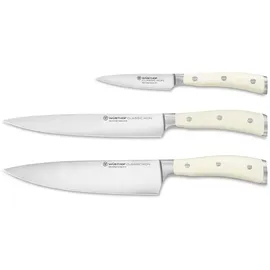 Wüsthof Classic Ikon Crème Messersatz mit 3 Messern