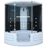 AcquaVapore Dampfdusche Whirlpool Dusche Duschkabine K70-SW-TH-EC-SC 150x150cm