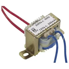 VELLEMAN TRANSFORMATOR, OFFENE BAUART 2.4 VA 1 x 12 V~ 200 mA max.