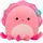 Squishmallows Augie the Cuttlefish 40 cm Rosa