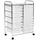 Costway Rollwagen mit 15 stapelbaren Schubladen,