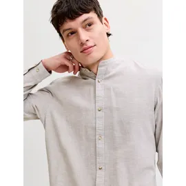 JACK & JONES Langarmhemd Beige M