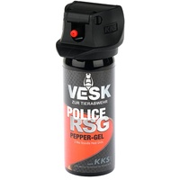 Pfefferspray VESK Police RSG Gel 50ml Sprühkopf mit Federdeckelkappe geschützt - hochwertiges Tierabwehrspray zur Selbstverteidigung