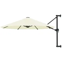 vidaXL Sonnenschirm Ø 300 cm sandfarben