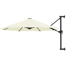vidaXL Sonnenschirm Ø 300 cm sandfarben