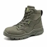 ZHOUPULP Herren Wanderstiefel Leichte Atmungsaktive rutschfeste Taktische Stiefel Outdoor Trekking Arbeitsstiefel Grün 43 - 43 EU