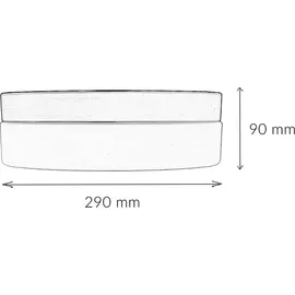 Licht-Erlebnisse Deckenlampe 1 x E27 rund Glas Nickel matt