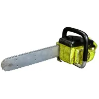 Trick or Treat Studios Texas Chainsaw Massacre Kettensäge mit Sound, 76 cm, für Erwachsene, Horror-Film-Fans, Cosplayer, Rollenspieler, UHF, Gelb
