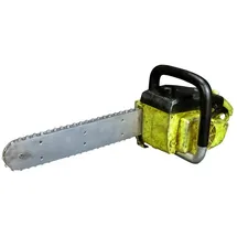 Trick or Treat Studios Texas Chainsaw Massacre Kettensäge mit Sound, 76 cm, für Erwachsene, Horror-Film-Fans, Cosplayer, Rollenspieler, UHF, Gelb