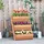 Outsunny Vertikales Hochbeet 65 x 75 x 76 cm Braun