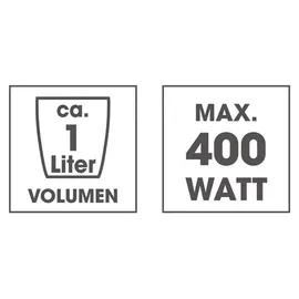 GOURMETmaxx Reiskocher schwarz 1,0 l