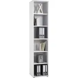 FMD Calvi Aktenregal 47 cm x 40 cm x 221,5 cm weiß