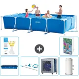 Rechteckiger Frame Pool - 450x220x84 Cm - 7-teilig  S122