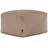 I.C.O.N. Hocker Amara Flauschiger Cord Stoff Mokkabraun