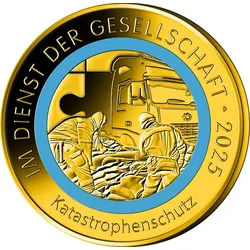 Gold-Ergänzungsprägungen im Sammler-Service – Start: „Katastrophenschutz“