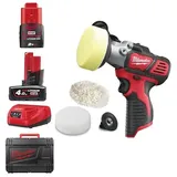 Milwaukee M12 BPS-421X Akku-Mini-Polierer-Set 4,0Ah+2,0Ah in HD-Box