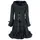 Poizen Industries Alice Coat Frauen Wintermantel schwarz L 100% Polyester Industrial - L