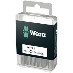 Wera 867/1 DIY TORX Bits Ersatzbits Innen TORX , 10-teilig