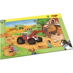 HABA 304655 Rahmenpuzzle Landmaschinen